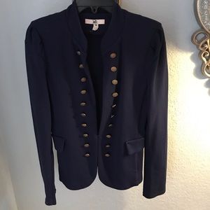 Military style blazer size medium in navy